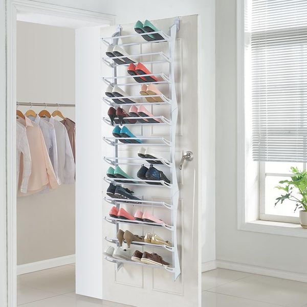 

clothing & wardrobe storage steel and abs simple style living room containing multilayer door shoe rack