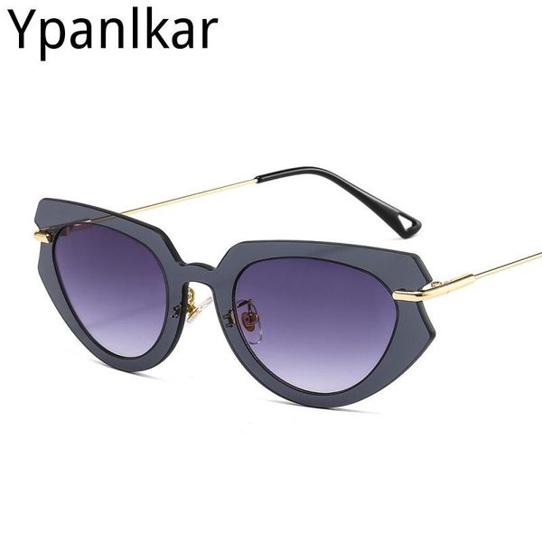 

sunglasses fashion cat eye women sun glasses ladies designer shades gradient eyewear, White;black