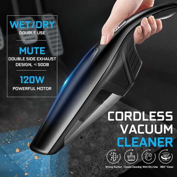 

vacuum cleaners 120w 4000pa handheld cordless powerful suction portable usb rechargeable cleaner quick charge for office home