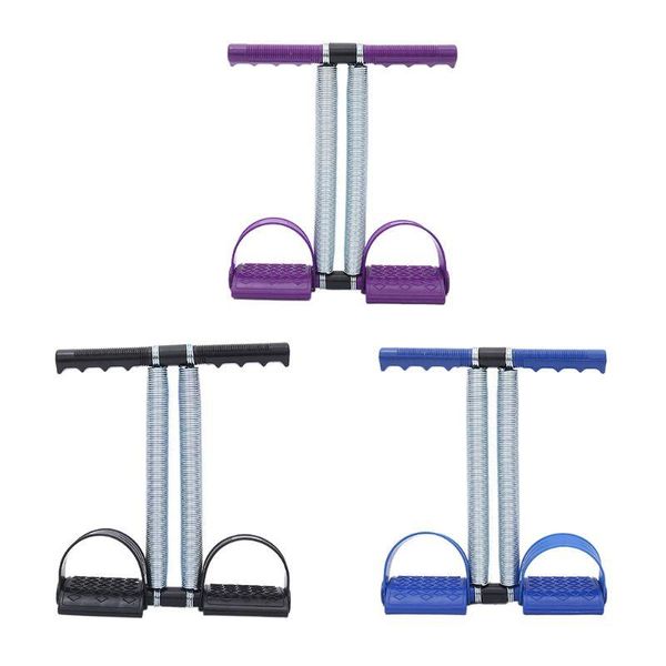 

elastic sit up equipment, pull rope dual spring tension foot pedal sit up d2tc