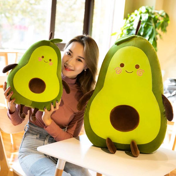 

net red avocado plush large pillow sping cute super soft doll cartoon girl kaws