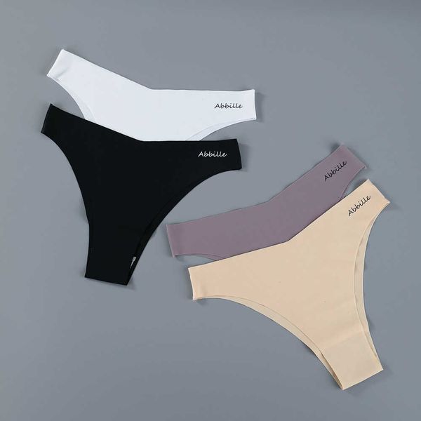 

women's panties seamless women pantys girls thongs low waisted soft woman briefs fashion solid colors -xl underpants for new, Black;white