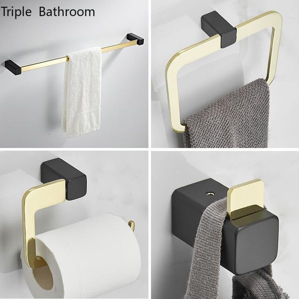 

towel racks nordic zinc alloy towels bar need to punch wall restroom paper holder rack hanger home bathroom storage