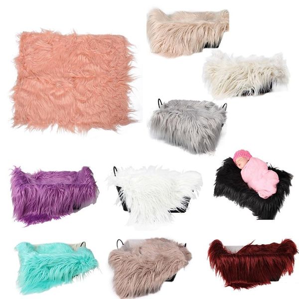 

lighting & studio accessories baby born faux fur pography po props blanket basket stuffer rug beanbag background backdrop beige brown