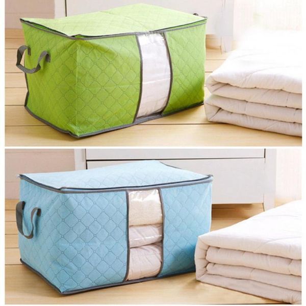 

clothing & wardrobe storage portable boxes folding bags stackable clothes bedding closet container box home travel organizer