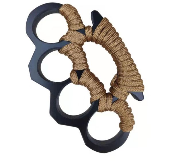 

10pcs silver black gold three colors thin steel brass knuckle dusters self defense personal security women's and men's self-defens