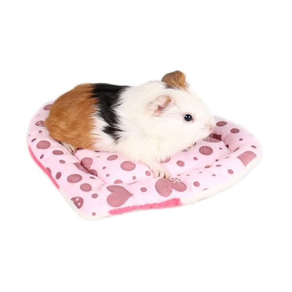

small animal supplies heart shape guinea pig mat winter warm soft cushion animals chinchilla bed pets accessories