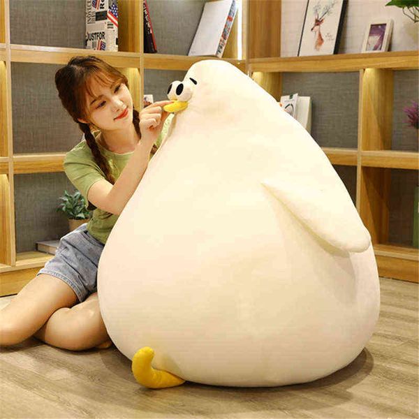 85cm gigante redondo macio pinguim pelúcia travesseiro fofo preguiçoso sofá sala de estar decoração agradável brinquedo de pelúcia para crianças presente surpresa