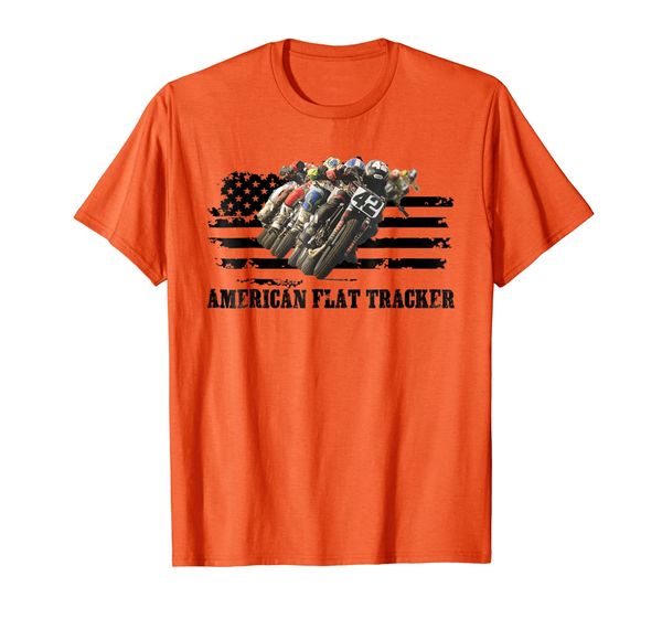 

american flat tracker men women adults teens boys girls tee, White;black