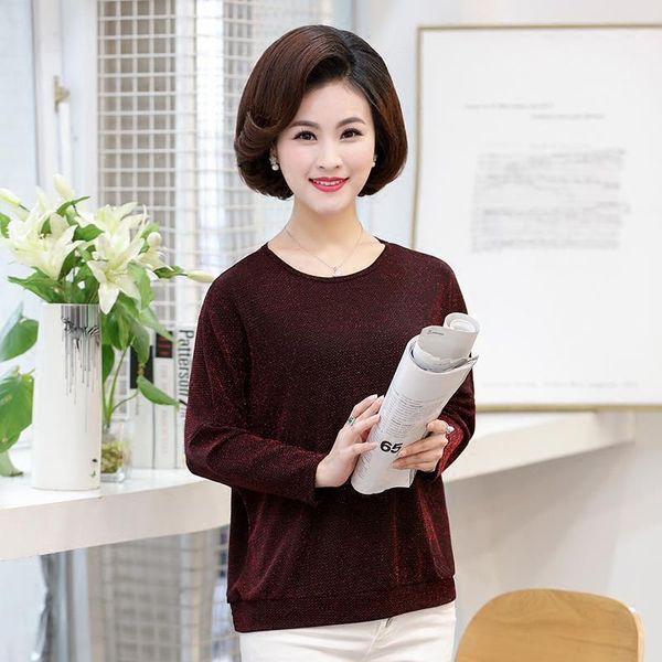 

women's blouses & shirts women 2021 spring autumn fashion o-neck long sleeve female casual looser lady blusas plus size 7xl x315, White