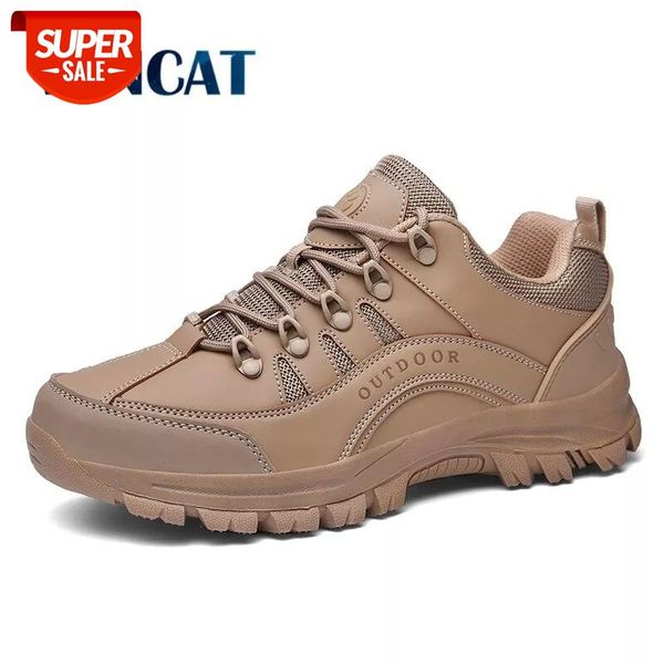 

2020 new brand spring fashion outdoors sneakers waterproof men's shoes mens combat desert shoes casual shoes plus size 39-49 #bx5v
