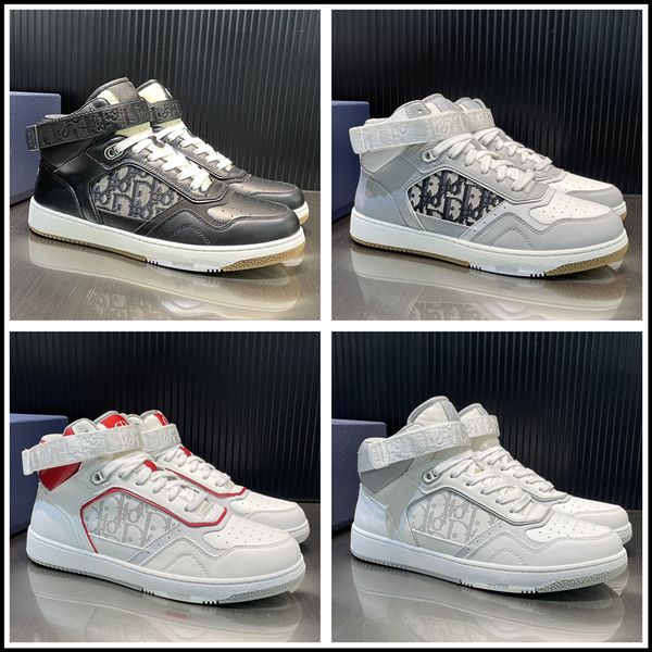 

new arrival luxury designer shoes fashion trend shoes couple genuine leather lace up platform size 35-44 sneakers white black leisure shoes