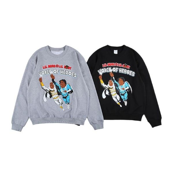 

men's hoodies & sweatshirts autumn men abstract print oversized hoody casual long sleeve hoodie women harajuku fleece male, Black