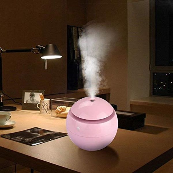 

130ml usb aroma diffuser ultrasonic cool mist humidifier air purifier 7 color change led night light cool mist maker