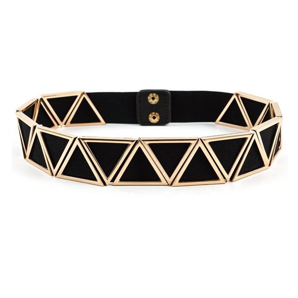 

belts metal buckle belt for dresses women ladies elastic waist chain female gold thin fashion 2021 waistband rt121, Black;brown