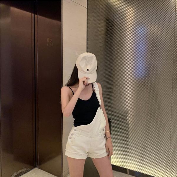 

women's jeans white cotton denim jumpsuits girls, Blue