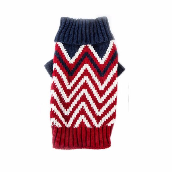 

dog apparel transer pull chien pet cat striation warm with thick coat wave hooded sweater clothes 18 dec20 p45