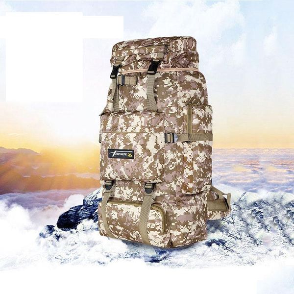 

outdoor bags militarybackpack mountaineering 56-75l large-capacity camping hiking fishingwaterproof hunting bag camouflage