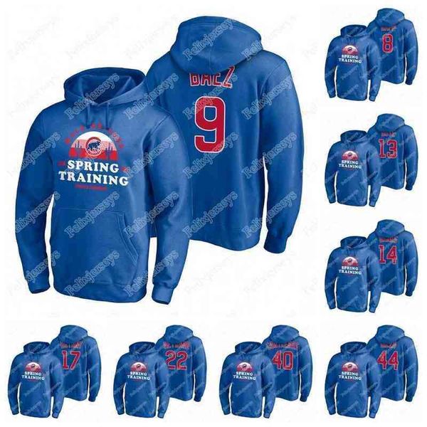 

Chicago 2022 Spring Training Hoodie 9 Javier Baez Kris Bryant Anthony Rizzo Willson Contreras Ernie Banks Jason Heyward Baseball Jersey, 28 kyle hendricks