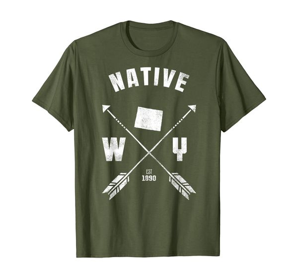 

retro local wyomingites | cute wyoming t-shirt, White;black