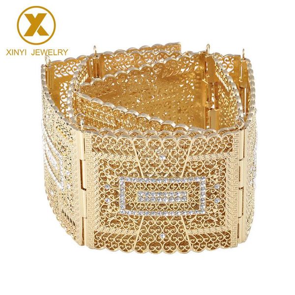 

belts wedding belt jewelry metal wide gold and silver cutout adjustable length square button gift, Black;brown