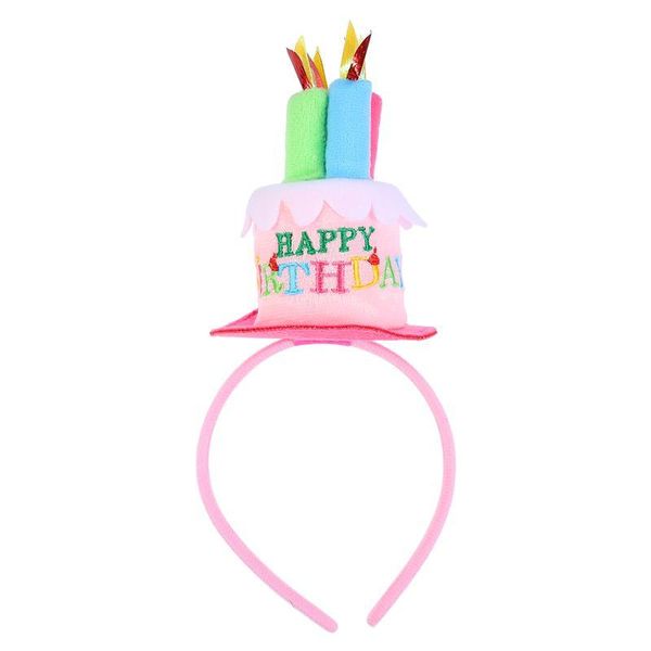 

party hats cake candle birthday headband creative hairband po prop