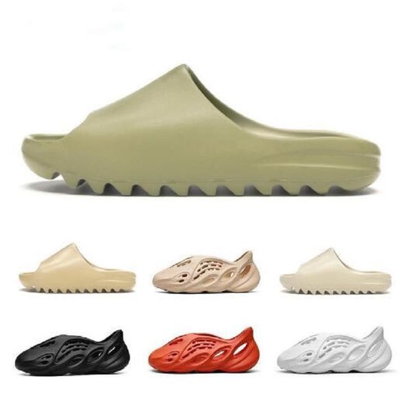 

2021 kaws slipper men women slide bone earth brown desert sand slide resin shoes sandals foam runner sesame street