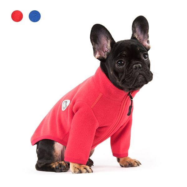 

fleece pet dog coat winter cat dog clothes jacket for dogs costume small medium dogs puppy outfit xs-3xl pet apparel pug bulldog t200101