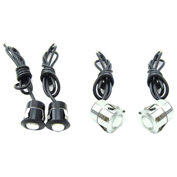 

car headlights 2pcs led eagle eye backup light fog driving lamp motorcycle white 9w