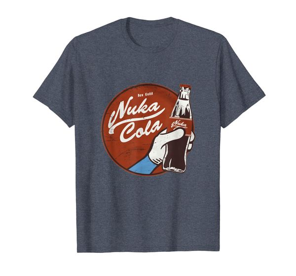 

nuka-red t-shirt men women, White;black
