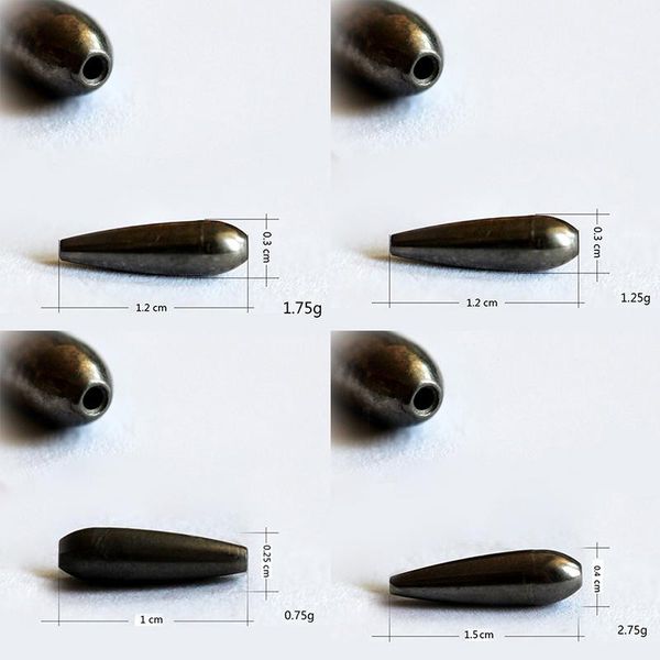

fishing accessories 3/5/10pcs for choose tungsten worm weight flipping 0.75g 1.25g 1.75g 2.75g sinker lure