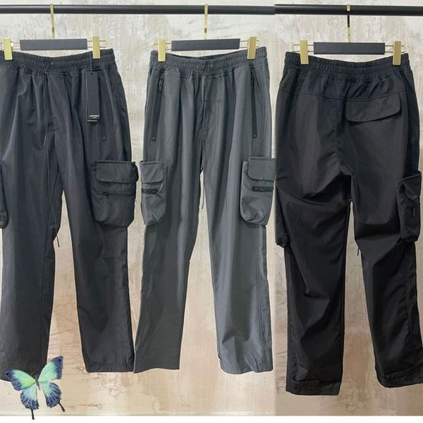 

men's pants represent cargo casual pocket vintage drawstring sweatpants original tag, Black