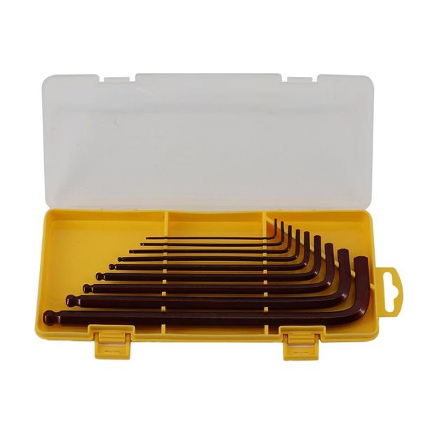 

parts 1set hex key allen wrench set 9pcs in metric/inch standard