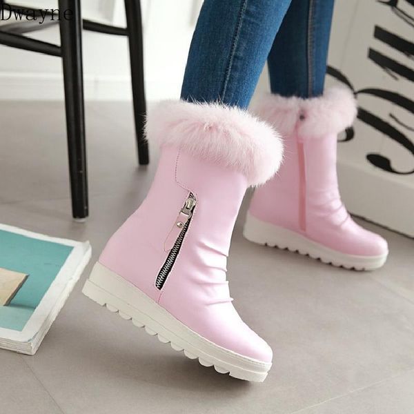 

boots 2021 autumn and winter thick-bottomed fairy wind plus velvet short, Black