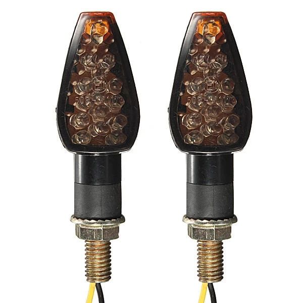 

universal 2x motorcycle 10led turn signal indicator light 12v