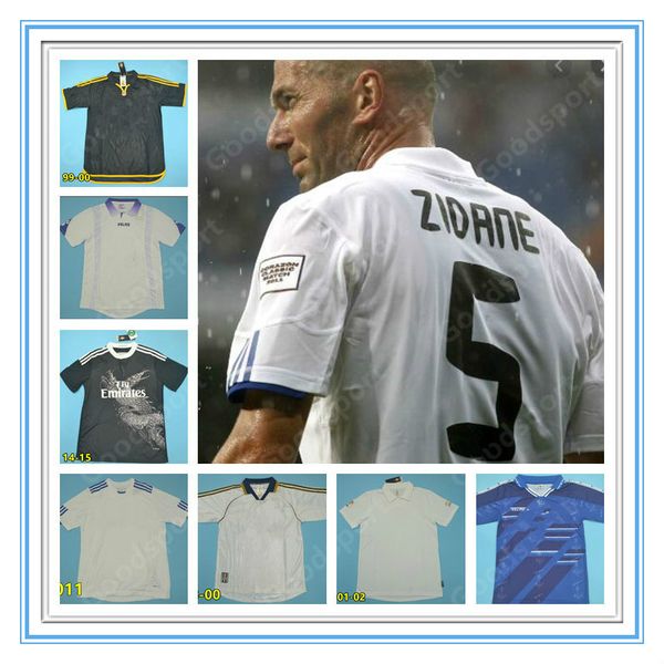 

retro real madrid jerseys vintage 00 02 03 04 05 06 07 zidane beckham fabregas ronaldo carlos raul robben bale benzema figo kaka owen cheap, Black;yellow