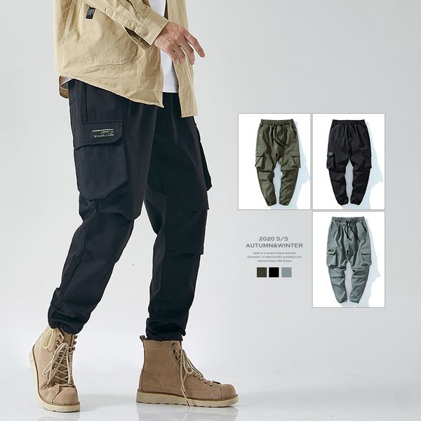 

army camouflage military tactical cargo pants 42 40-38-28 plus large brand multi-pocket pantsuit 1a76, Black