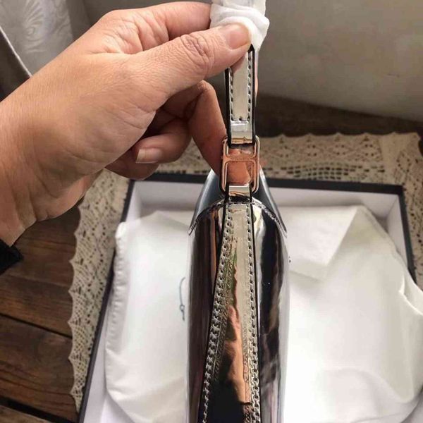 

large-capacity handbagsreal p cowhide hobo net red underarm bag cleo shoulder women's gift box hand handbag zlydesigner bags