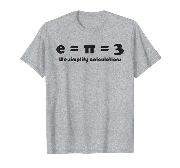 

e=pi=3 physics science funny, White;black