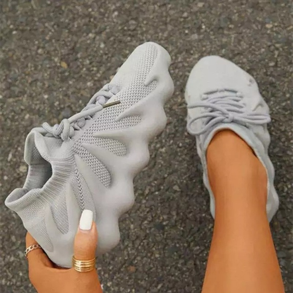 

fashion trend women athletic sneaker brand design breathable mesh sport running walking lightweight sock shoes ladies female, Black