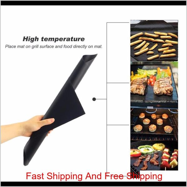 

thick barbecue grill mat 33*40 cm non-stick reusable bbq grill mats sheet grill foil bbq liner cooking qylegz wphome