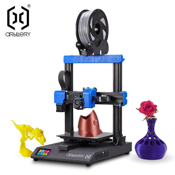 

artillery genius 3d printer diy kit 220*220*250mm print size high precision with ultra-quiet stepper motor tft touch screen