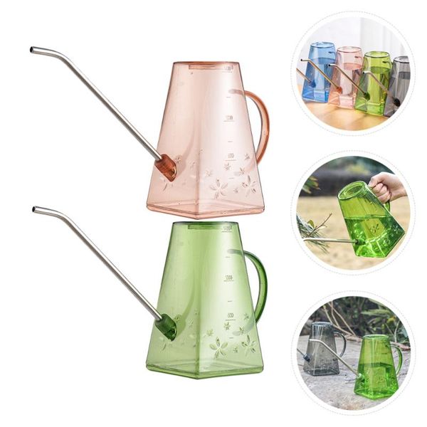 

watering equipments 2pcs long spout pot can gardening kettle for home