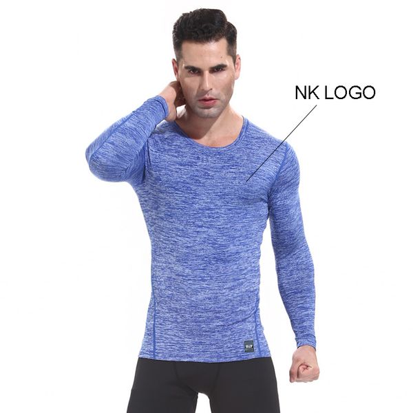 

wholesale 2021 new sports tights men's long-sleeved quick-drying clothes football stretch basketball running fitness sportswear men tsh, White;black