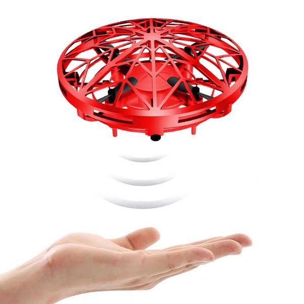 

mini helicopter rc ufo drone aircraft hand sensing infrared rc quadcopter electric induction toys for children christmas gift