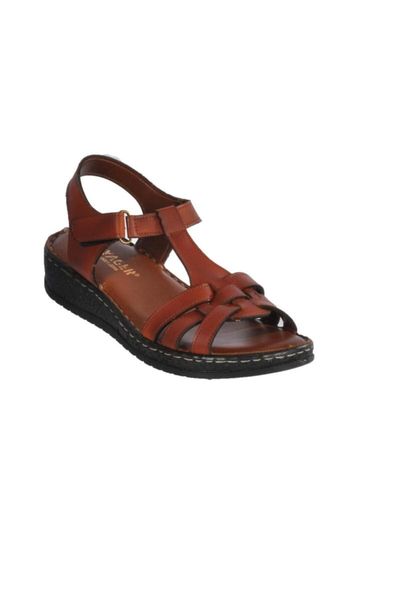 

sandals women tan genuine leather, Black
