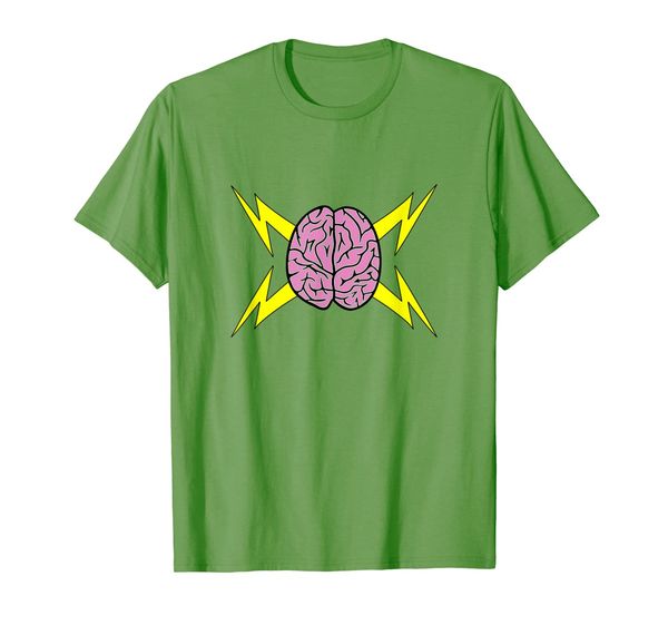 

brain power - think, learn, problem solve, master the mind t-shirt, White;black