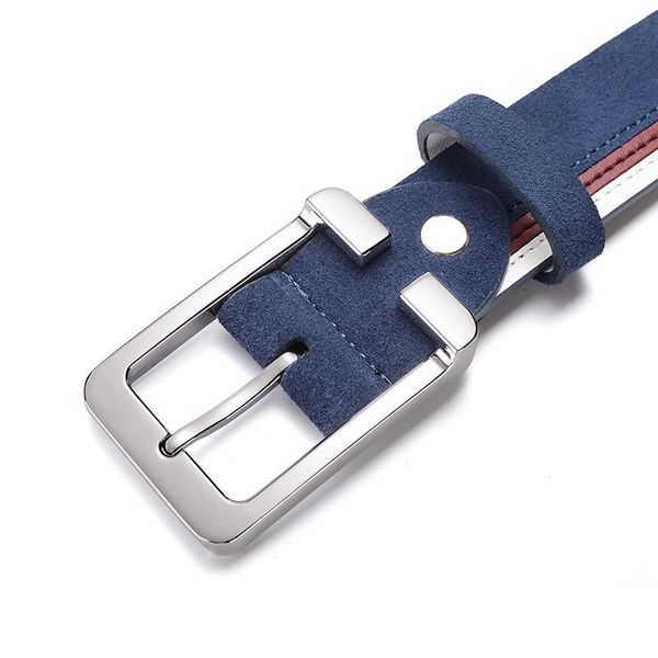 

belts men's belt leather pin buckle casual formal pants harajuku, Black;brown