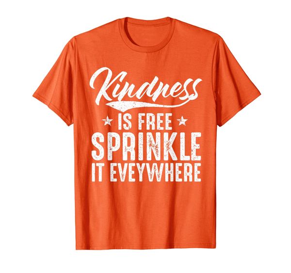 

anti bullying gift kindness is sprinkle it everywhere t-shirt, White;black