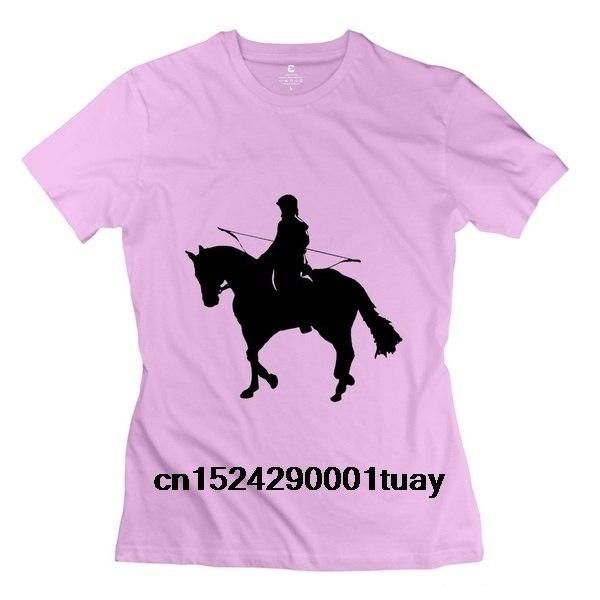 

men's t-shirts women's personalize riding horse shoot t-shirt, White;black